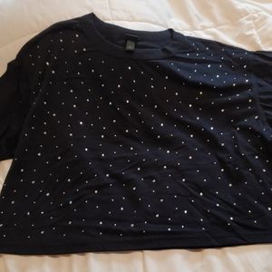 Crystal Covered Crop Top